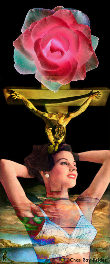 Collage: Mother and Son: Homage to Dali
