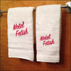 Motel Fetish Hand and Bath Towel set